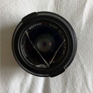 Maxxum Zoom 35-70mm Camera Lens - Black (broken-for parts only)